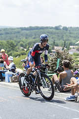 Image showing The Cyclist Sebastien Reichenbach - Tour de France 2014