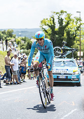 Image showing The Cyclist Lieuwe Westra - Tour de France 2014