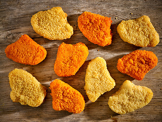 Image showing various chicken nuggets