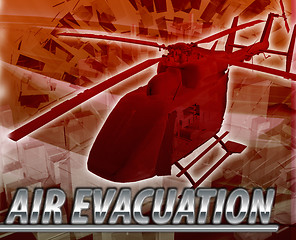 Image showing Air evacuation Abstract concept digital illustration