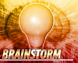 Image showing Brainstorm Abstract concept digital illustration