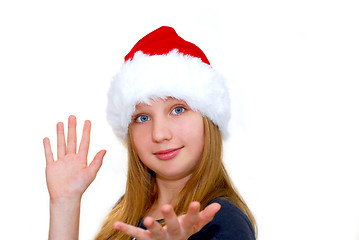 Image showing Chrismas girl