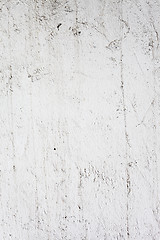 Image showing Grungy white concrete wall background