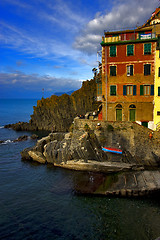 Image showing italy riomaggiore