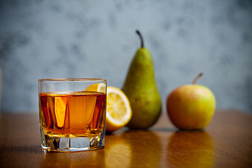 Image showing fruit juice in glass