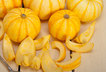 Image showing fresh yellow pumpkin