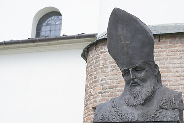 Image showing Bishop sculpture