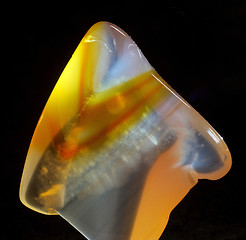 Image showing Clear and Citrine colored Quartz.