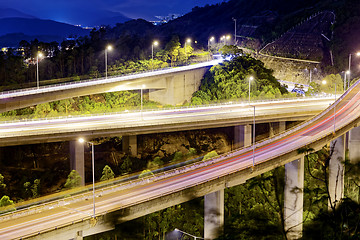 Image showing Evening traffic.