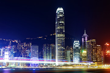 Image showing Hong Kong Island from Kowloon.