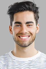 Image showing Handsome young man smiling