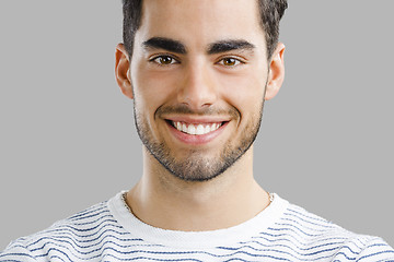 Image showing Handsome young man smiling