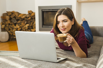 Image showing Working at home