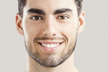 Image showing Handsome young man smiling