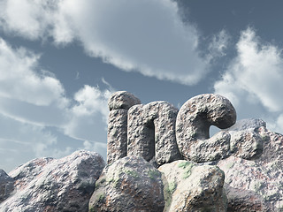 Image showing inc rock