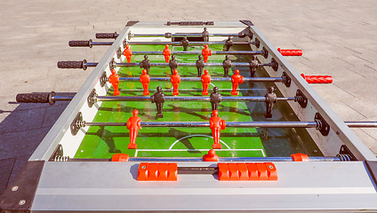 Image showing Retro look Table football