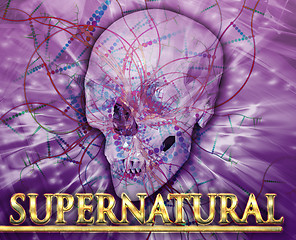 Image showing Supernatural Abstract concept digital illustration