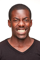 Image showing portrait of handsome young black african man