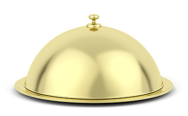 Image showing Gold cloche