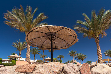 Image showing Beach at the luxury hotel, Sharm el Sheikh, Egypt