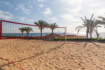 Image showing Beach at the luxury hotel, Sharm el Sheikh, Egypt