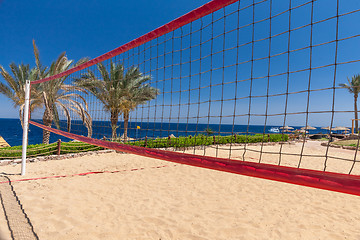 Image showing Beach at the luxury hotel, Sharm el Sheikh, Egypt