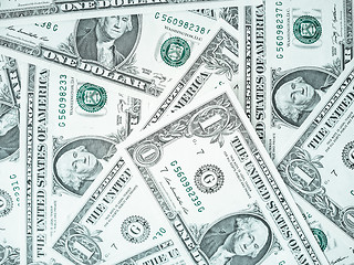 Image showing Dollar notes 1 Dollar