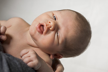 Image showing Close up Cute New Born Baby