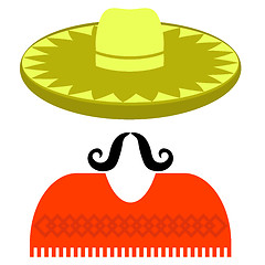 Image showing Hat Mustache