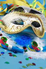 Image showing Carnival detail with mask