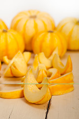 Image showing fresh yellow pumpkin