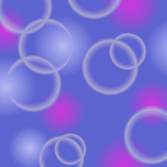 Image showing Blue Bubble Pattern