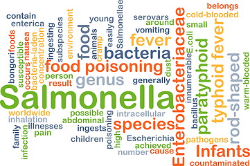 Image showing Salmonella background concept