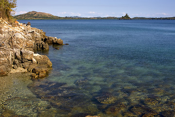 Image showing coastline and sand kisimamy bay