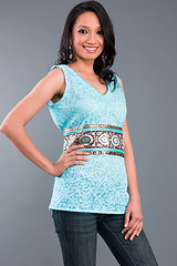 Image showing Indian Embroidered Women's Apparel
