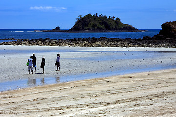 Image showing people in andilana beach nosy be