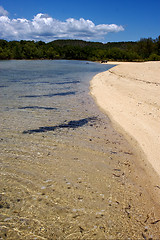 Image showing nosy mamoko  lagoon and coastline