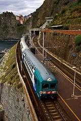 Image showing train in manarola