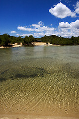 Image showing  mamoko madagascar lagoon  coastline 