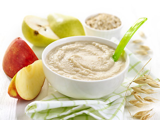 Image showing bowl of baby food