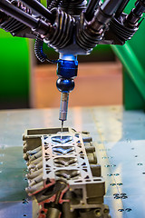 Image showing Metalworking CNC milling machine.