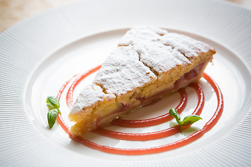 Image showing Rhubarb cake