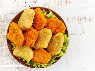 Image showing various chicken nuggets