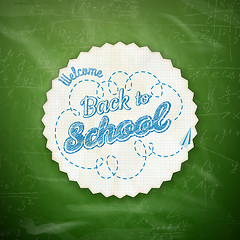 Image showing Back to school background. EPS 10