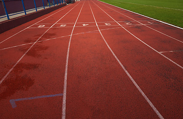 Image showing athletic track