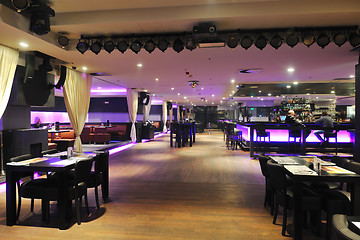 Image showing modern bar club indoors