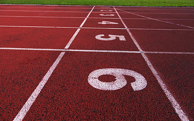 Image showing athletic track