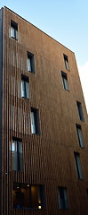 Image showing modern wood facade