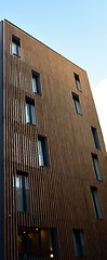 Image showing modern wood facade