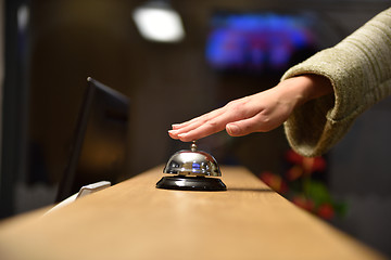 Image showing hotel reception bell